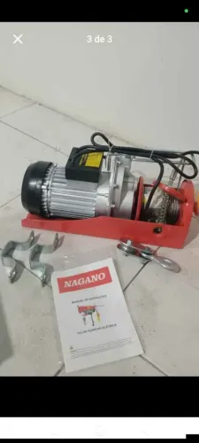 Vendo mini talha elétrica 6/12 metros 400/800kg. 1450w