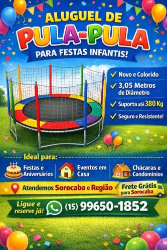 Aluguel de Pula Pula / Cama elastica