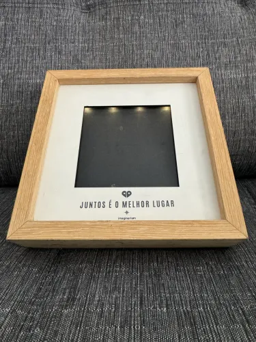 Porta fotos com Led 