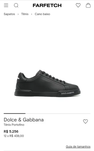 Tênis Dolce Gabbana Original