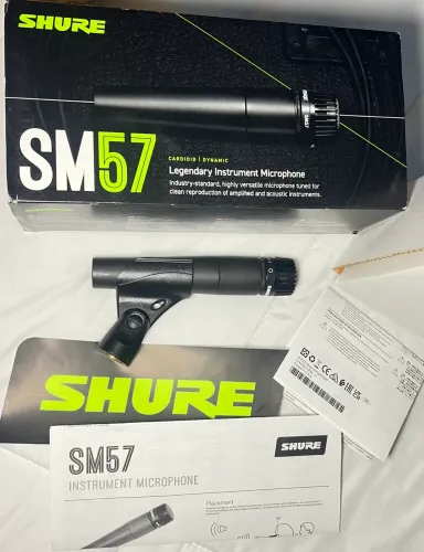 Shure SM57 Microfone Em Estado De Zero