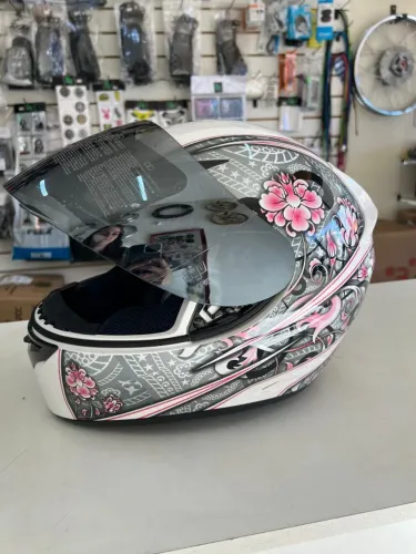 Capacete AGV original Novo com viseira metalizada