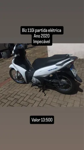 Biz 110i nova 2 dono olho novo pneu traseiro novo