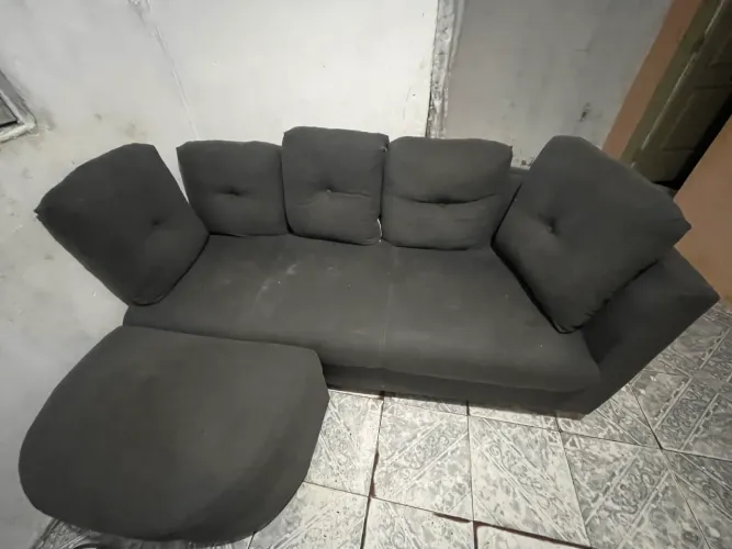 Sofà com puff