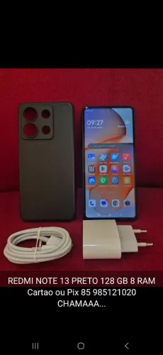 XIAOMI Redmi Note 13 Preto 128 GB 8 RAM R$ 550.00 Chamaaa... *