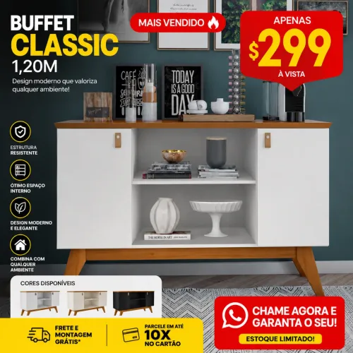 Buffet aparador balcão Novo a pronta entrega