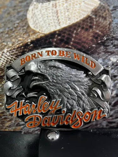 Fivela original Harley Davidson anos 90
