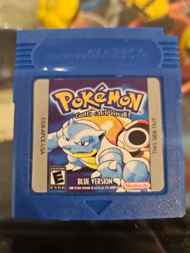 Cartucho original Game Boy Pokemon Blue Version - SemiNovo