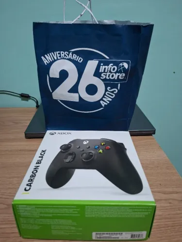 Controle Xbox Carbon Black.