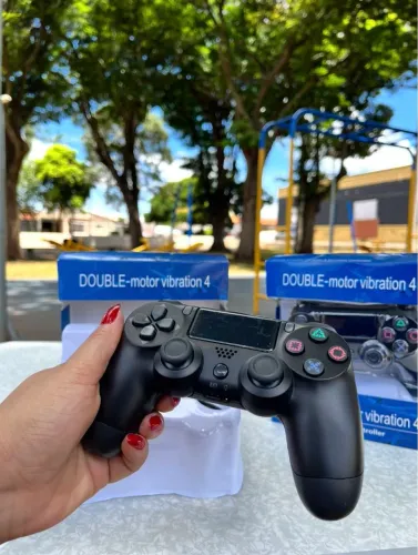 Controle Sem Fio Compatível PS4 - Bluetooth + Vibração