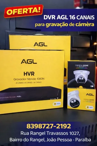 DVR AGL16 canais para gravação de câmera de segurança