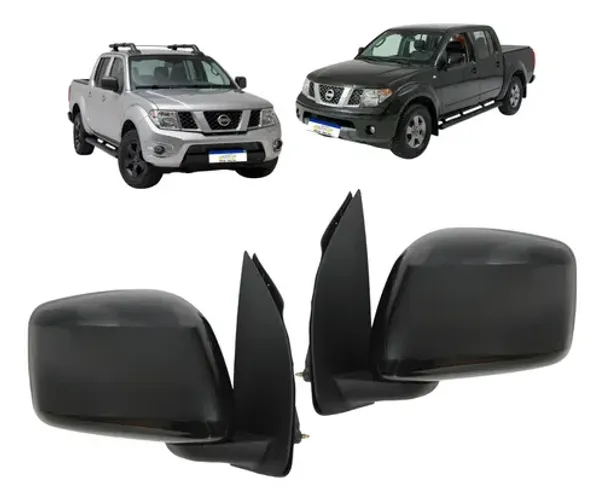 Par Retrovisor Manual Nissan Frontier 2008 A 2016 S/pisca