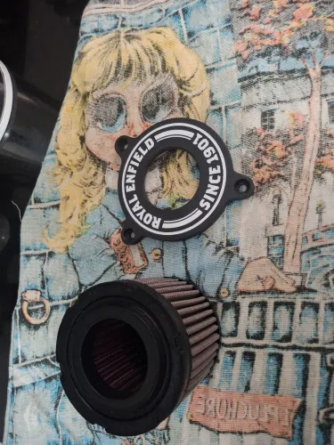 Filtro de Ar Esportivo Royale e Tampa de Alto Fluxo para Hunter 350