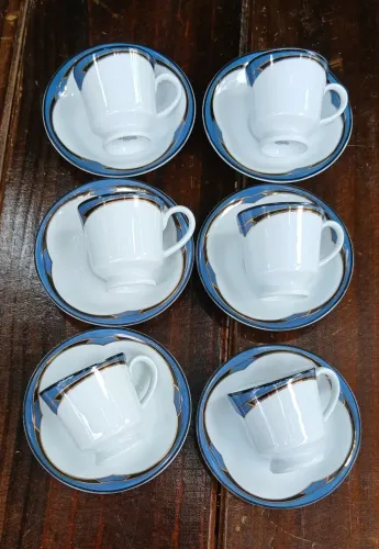 Jogo com 6 xícaras de café  Schmidt Classic novas ! 