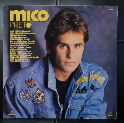 Lp Mico Preto Nacional Lp Zerado, Capa Em Bom Estado.