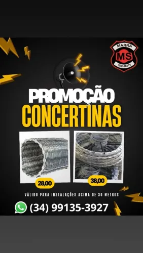 Cerca Concertina Dupla Clipada Galvanizada 45cm 