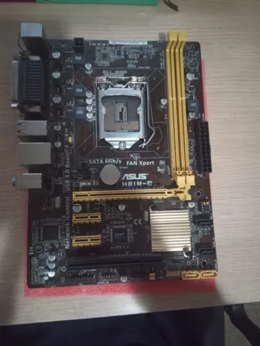 Placa H81M-C/BR com defeito