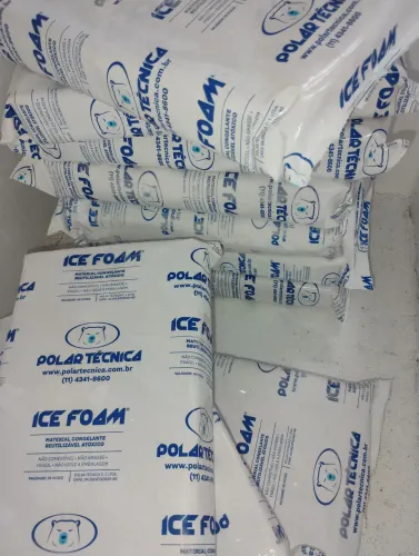 Gelo Artificial ICE FOAM Reutilizável 24×12 cm - Atox?ico