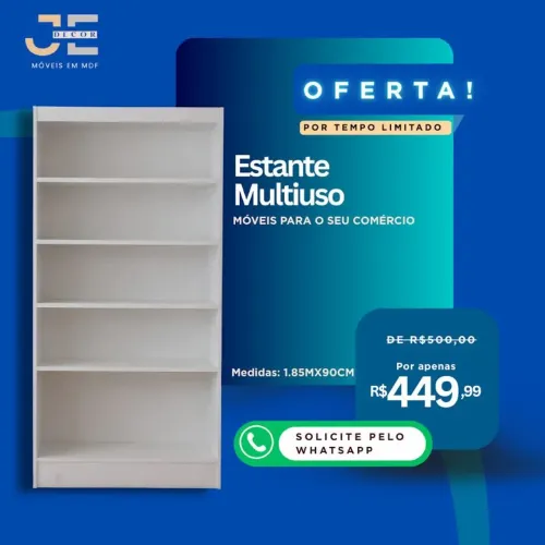 Estante em mdf entrega grátis
