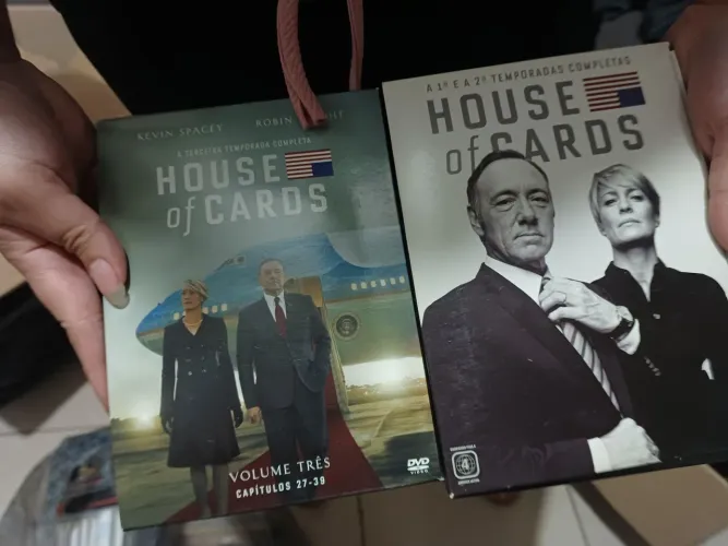 Dvd house of cards primeira, segunda, terceira temporada completa