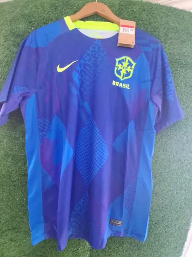 Camisa azul masculina Brasil 2025