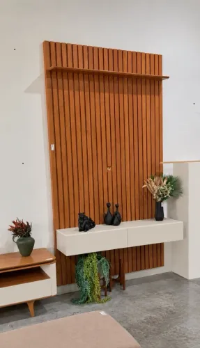 Painel com duas gavetas. 1,40 de comprimento
