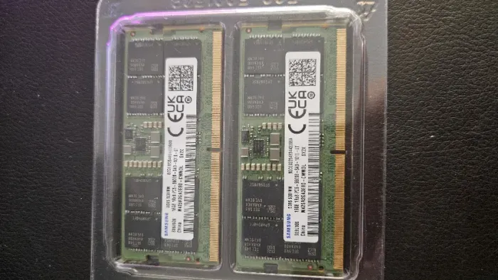 Memória Samsung 32GB (2x16) DDR5 5600 SODIMM Notebook ROG