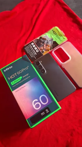 Infinix hot 60 pro + ( 256 gb ) novo