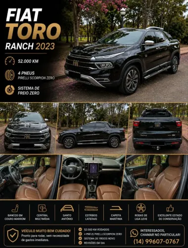 Fiat Toro Ranch 2.0 16V 4X4 Diesel Aut. 2023