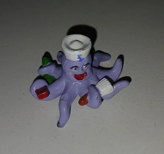 BONECO MINIATURA ANTIGA KINDER OVO FAMIGLE DEL SORRISO POLVO