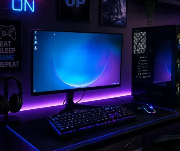 Monitor Gamer Mancer Horizon - aceito cartão e trocas