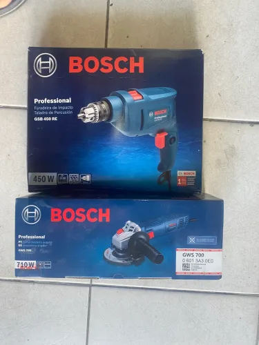 Furadeira e lixadeira Bosch