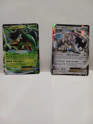 Pokemon Sceptile EX e Steelix EX