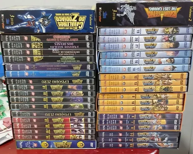 Coleção Os Cavaleiros do Zodíaco em DVD