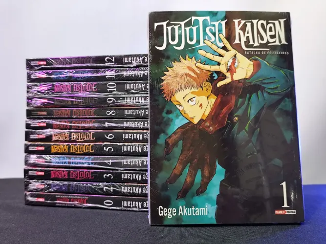 Mangás Jujutsu Kaisen 0-12 (vol. 08 capa variante) - Lacrados