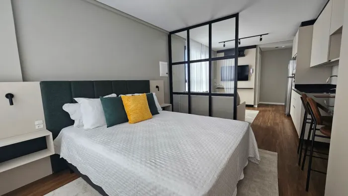 Studio Mobiliado Alto Padrão | Downtown Smart Studios | Centro | 34m² | Pronto para Morar
