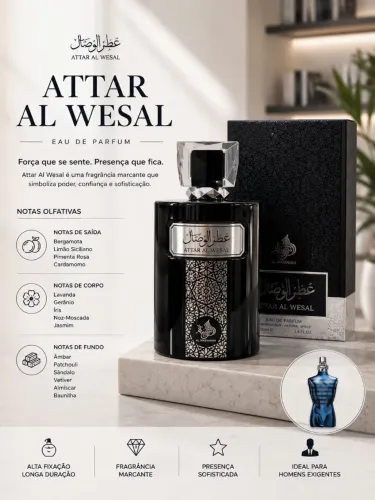 Perfume Árabe Attar Al Wesal - Al Wataniah 