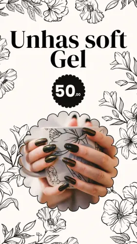 Unhas soft gel
