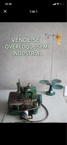 Máquina semi industrial Overloque
