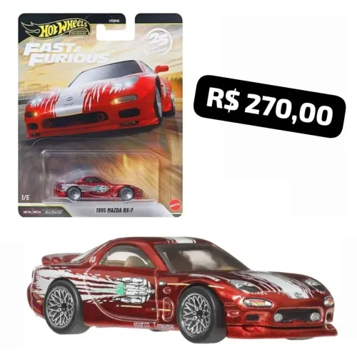 Hotwheels Mazda RX7 Velozes e Furiosos 
