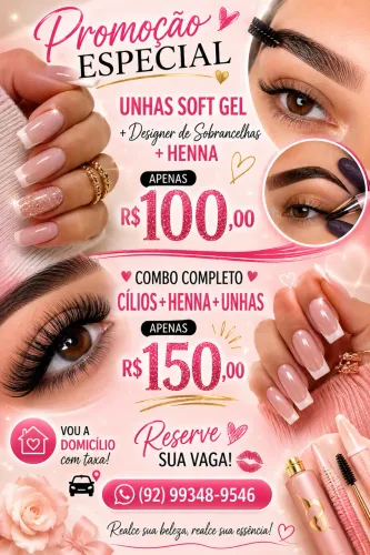Unhas soft+ cílios