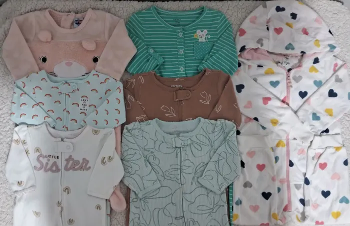 Kit 7 macacões carters