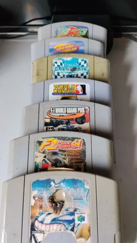 Coleção jogos corrida n64
