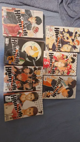 Haikyuu vol. 1 ao 7 lacrados