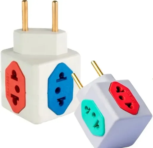Adaptador 4 EM 1 Benjamim kit com 2