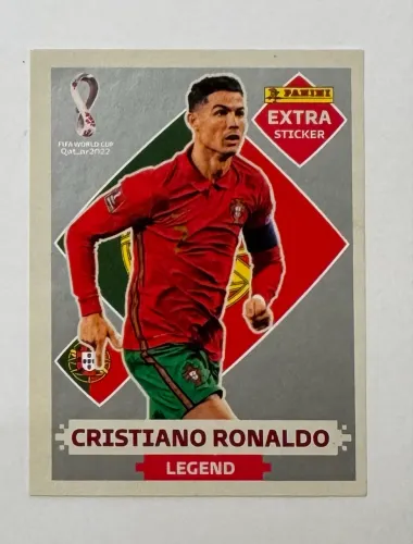 Figurinha Legend Cristiano Ronaldo Prata 2022