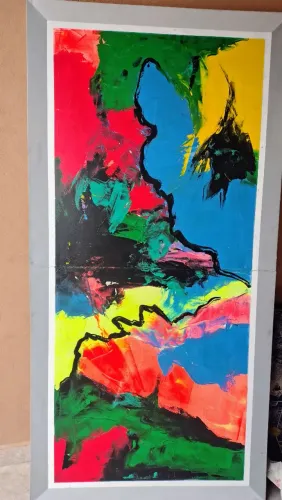 Quadros de pintura e um de Antiguidade