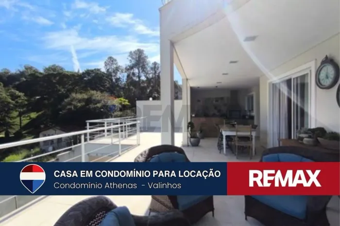 Casa para alugar no Condomínio Athenas | 3 Suítes, Vista Permanente | Próxima ao Porto Seg