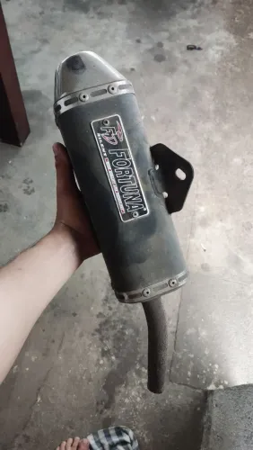 Ponteira esportiva fortuna mini para moto 