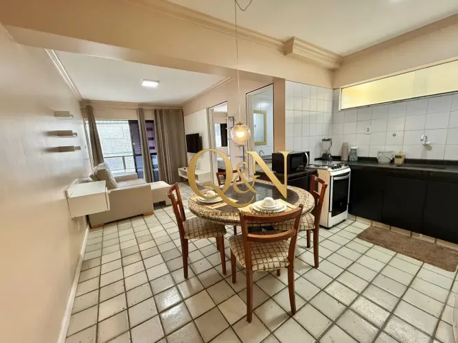 Apartamento 2/4 Mobiliado na Jatiúca no Corredor Vera Arruda a menos de 200m da praia